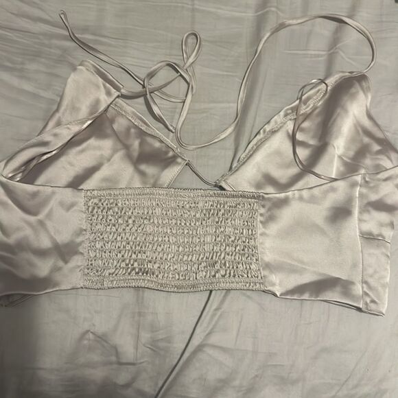 NWT Champagne Garage Halter Top - Picture 2 of 2